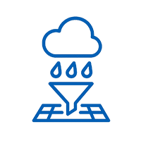 Smaltimento efficiente delle acque meteoriche