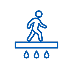 Superficie piana pedonabile per maggiore sicurezza in copertura e meteoriche